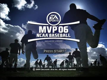 MVP 06 NCAA Baseball (USA) screen shot title